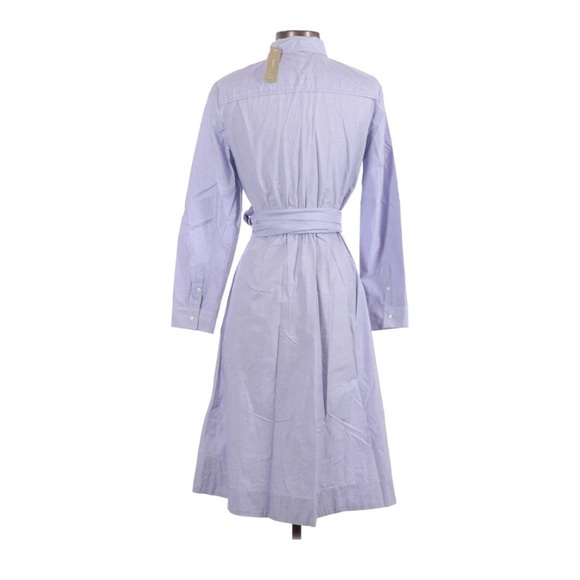 J. Crew NWT 2 Tie Waist Cotton Shirt Dress - Picture 6 of 10